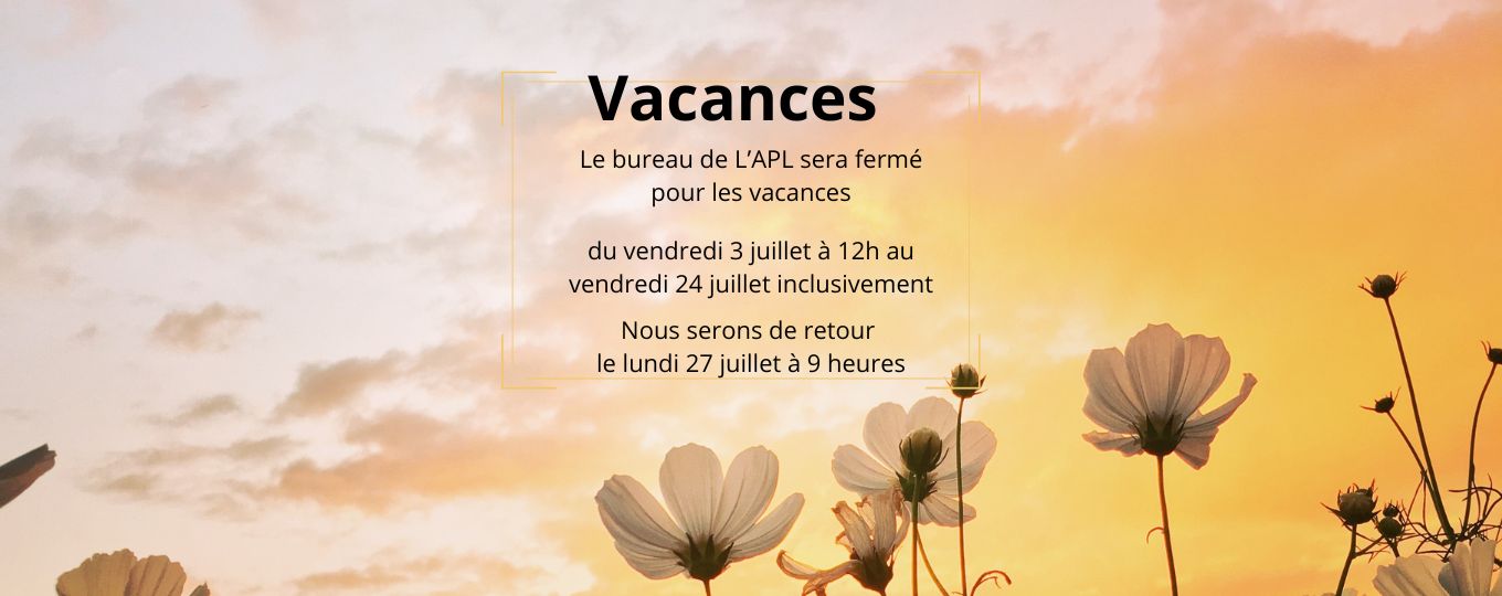 Vacances été 2026